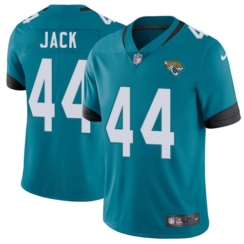 Nike Jaguars #44 Myles Jack Teal Green Team Color Men's Stitched NFL Vapor Untouchable Limited Jersey